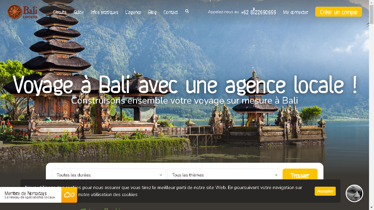 Capture d'écran de https://www.voyagebali.fr/